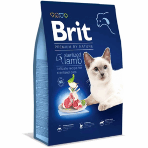 BRIT PREMIUM BY NATURE CAT STERILIZED LAMB 8 kilos