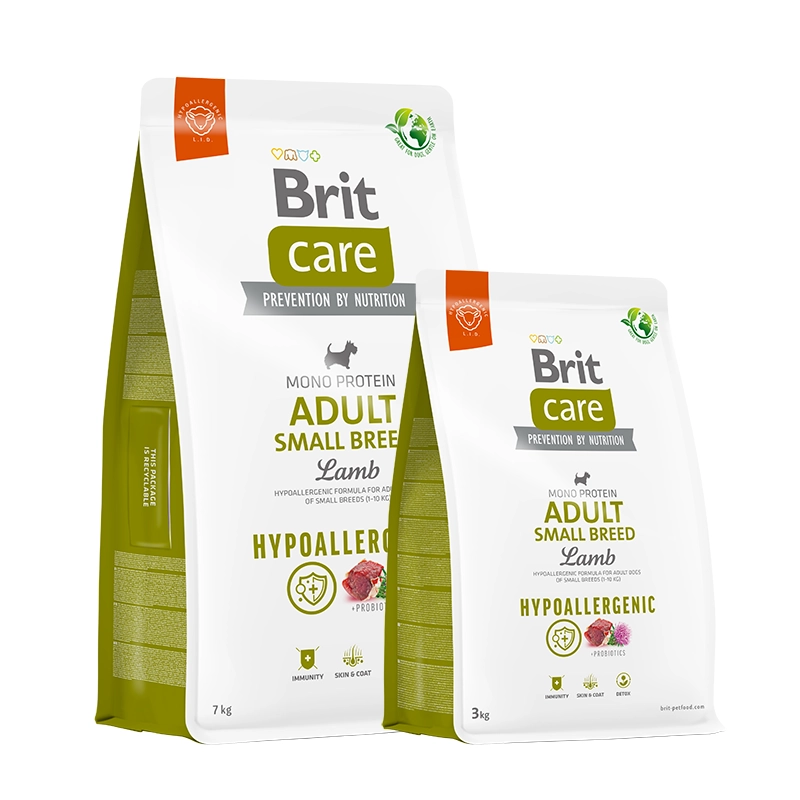 BRIT CARE ADULT SMALL BREED – LAMB & RICE 3 kilos