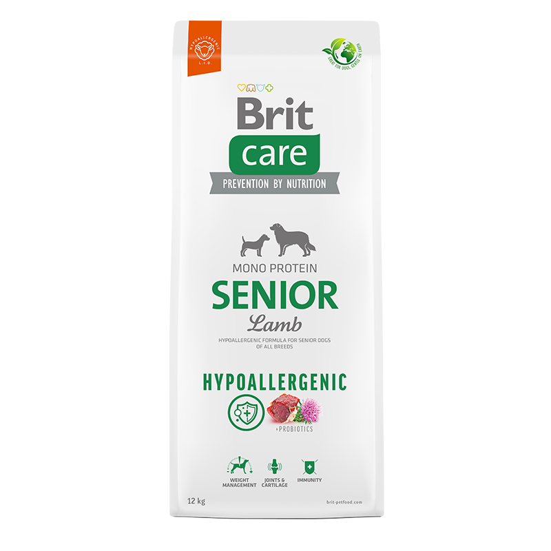 BRIT CARE SENIOR LAMB & RICE 12 kilos