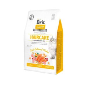 BRIT CARE CAT GRAIN-FREE HAIRCARE HEALTHY & SHINY COAT 7 kilos