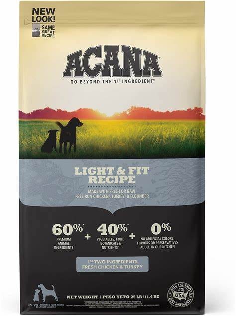 ACANA LIGHT AND FIT 11,35 kilos