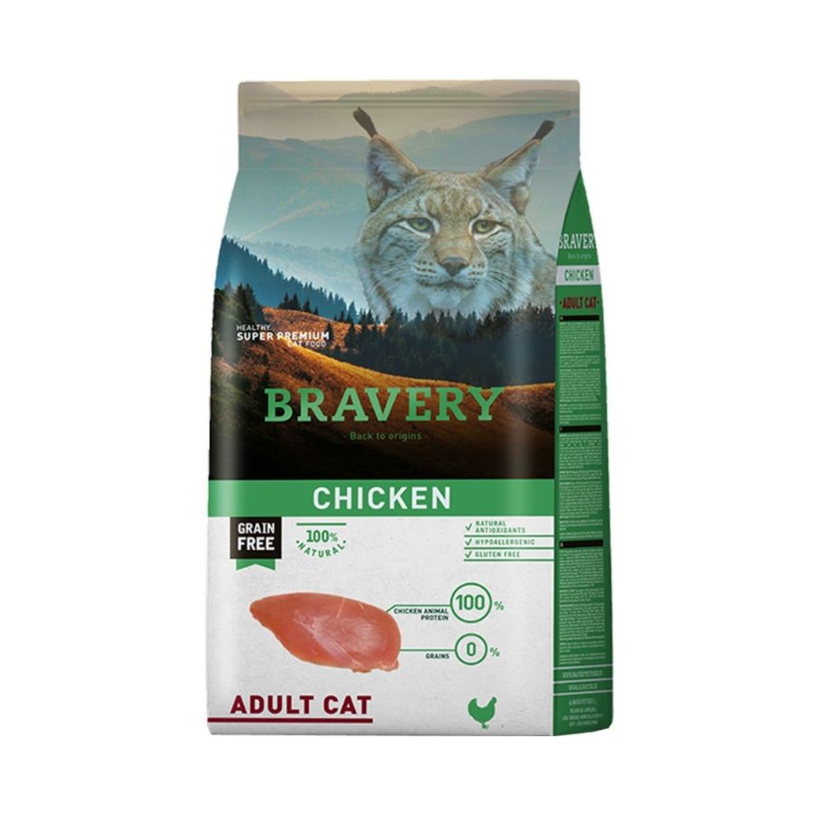 BRAVERY CHICKEN ADULT CAT 7 kilos