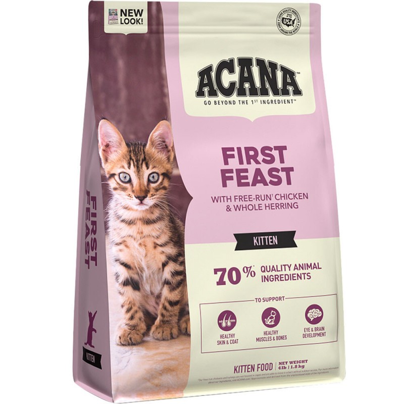 ACANA FIRST FEAST GATO CACHORRO / KITTEN 1,8 kilos