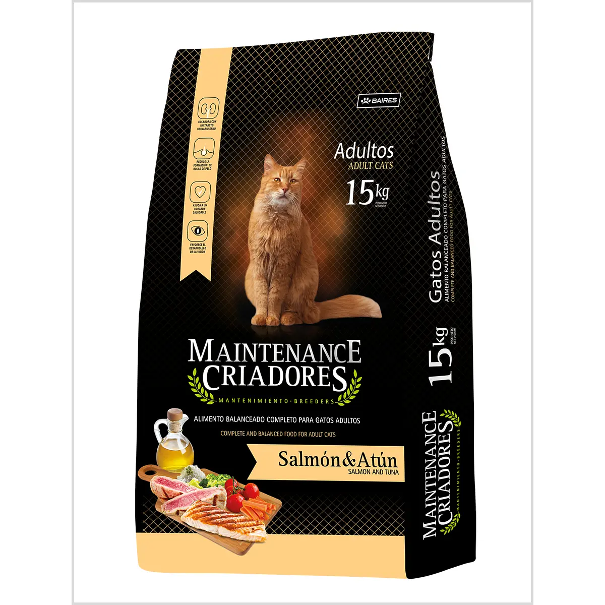 CRIADORES MANTENCIÓN GATO 15 kilos