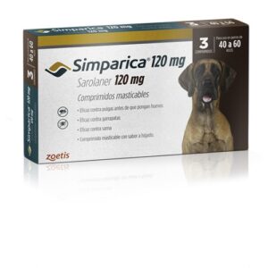 SIMPARICA 10 MG - 40-60 KG - 3 COMPRIMIDOS
