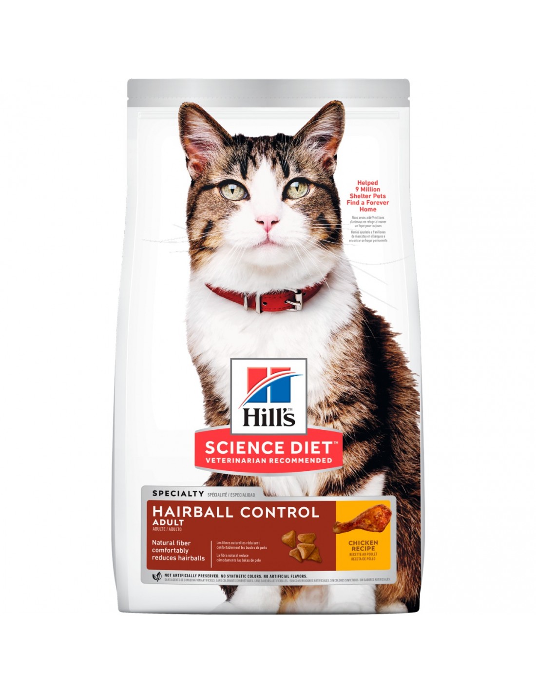HILLS FELINE HAIRBALL CONTROL 1,58 kilos