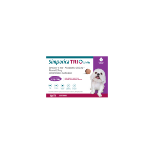 SIMPARICA TRIO 2.6-5KG X 1 COMPRIMIDOS