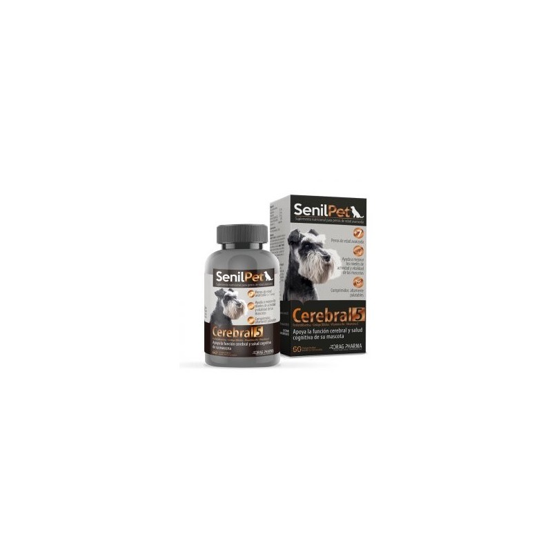 SENILPET® CEREBRAL 5 - Frasco 60 Comprimidos Oral Razas Pequeñas
