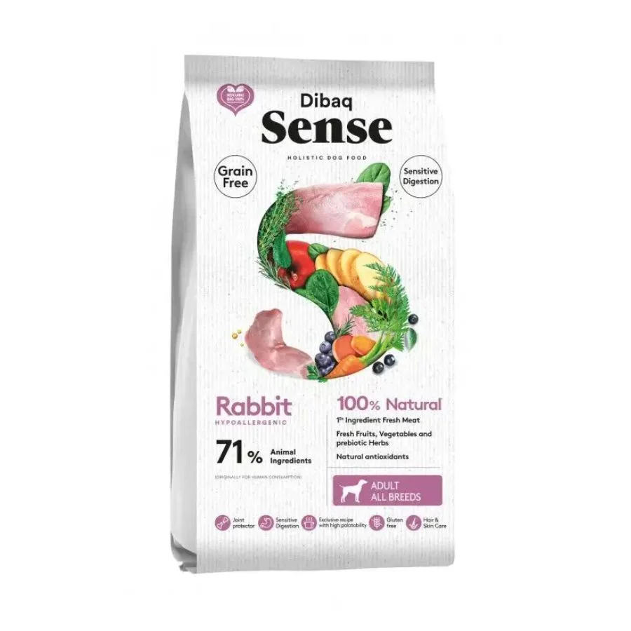 DIBAQ SENSE CONEJO PARA PERRO ADULTO 2 KG