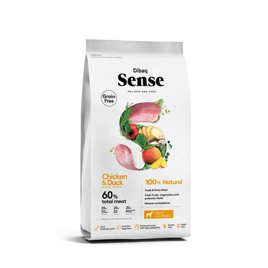DIBAQ SENSE POLLO Y PATO PARA PERRO ADULTO 2KG
