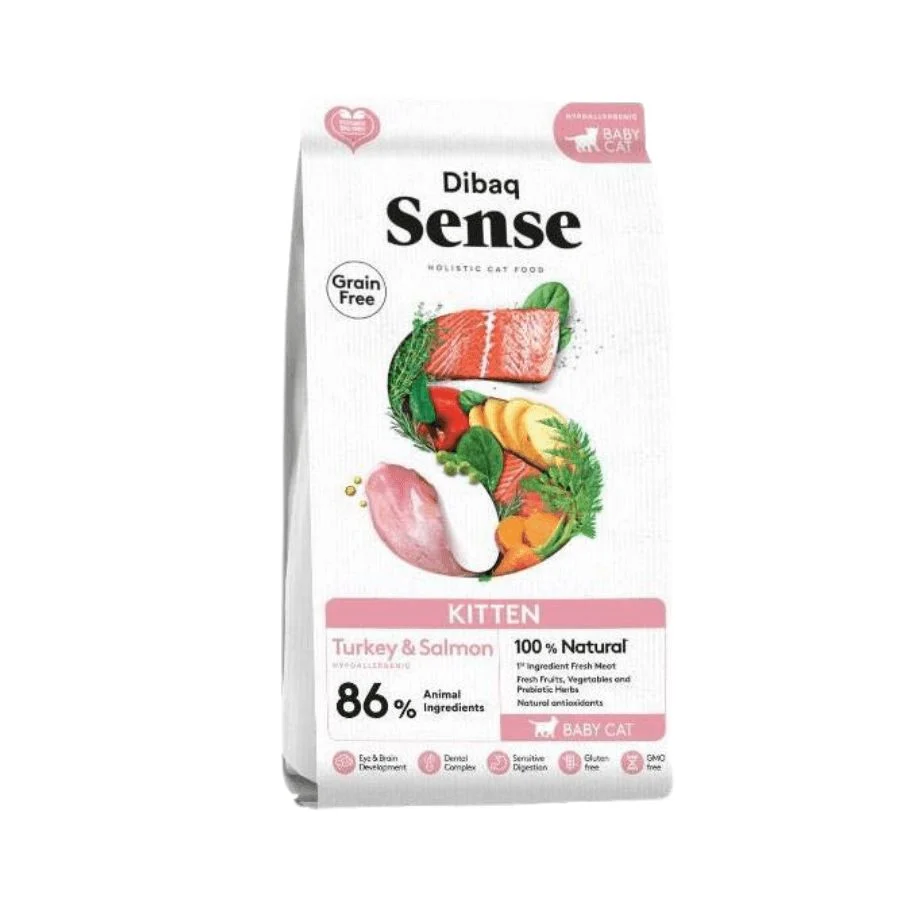 DIBAQ KITTENS PAVO & SALMÓN GATITO CACHORRO 1.5 KG